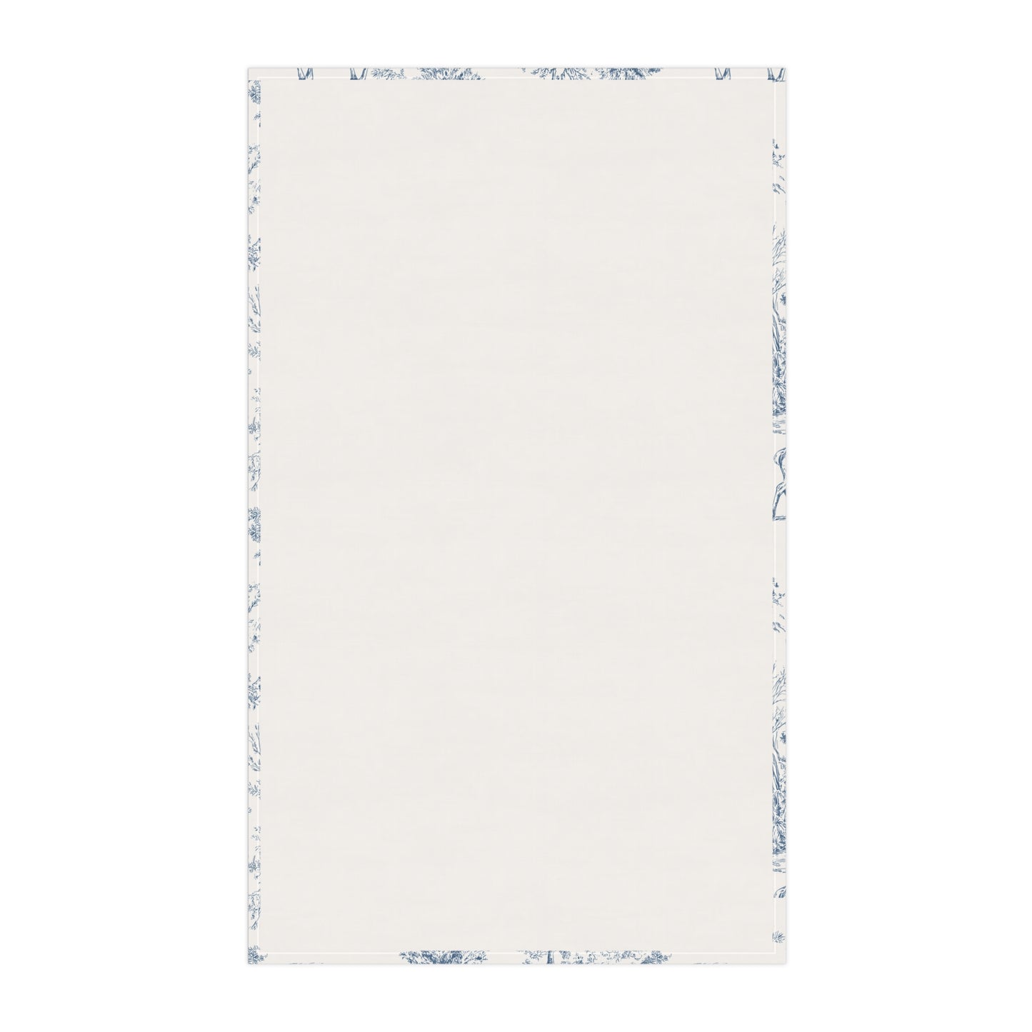 Peppermint’s Winterwood Tapestry Tea Towel — Blue Toile Kitchen Towel