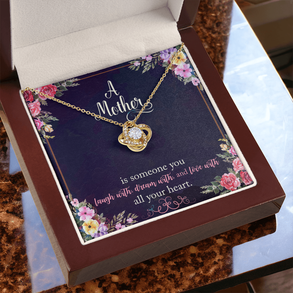 A Love Knot Necklace for A special Mother