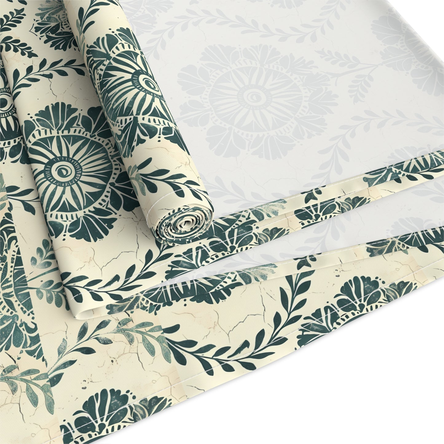 Verdant Medallion Table Runner