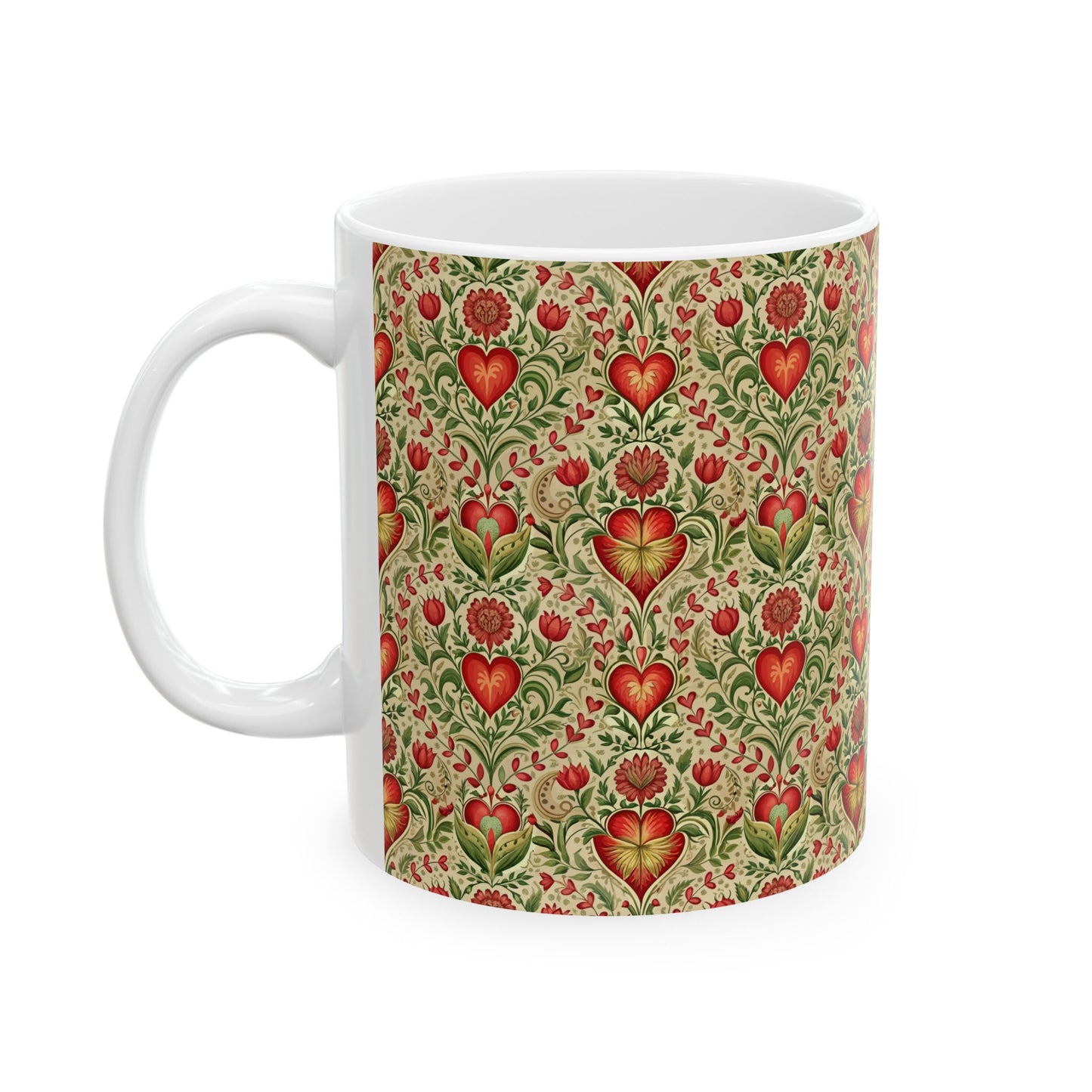 Heirloom Heart Tapestry Mug (11oz, 15oz)