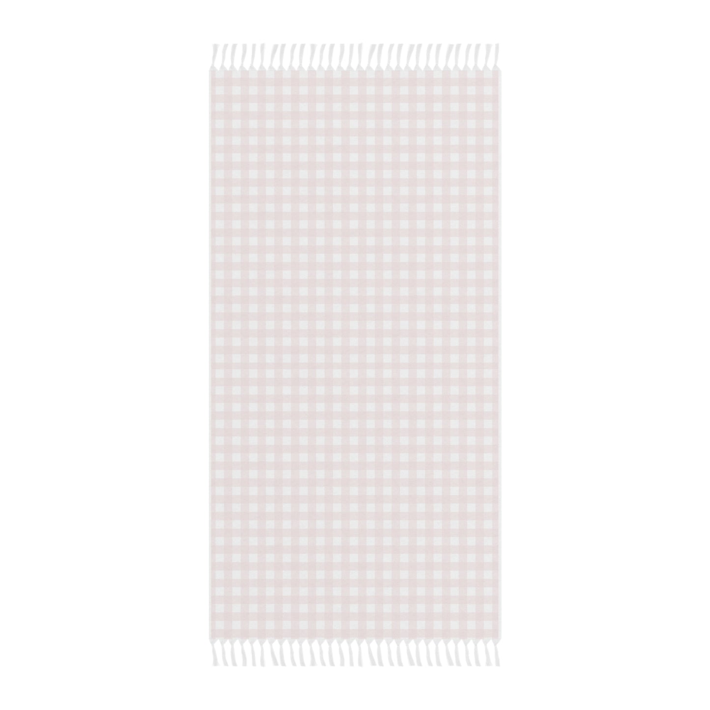 Boho Gingham Spring & Summer  Blanket Throw