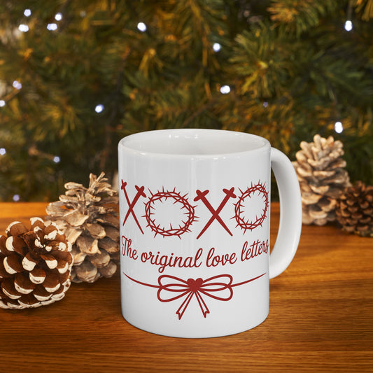 XOXO — The Original Love Letters Mug  Faith & Valentine Edition   (11oz/15oz)