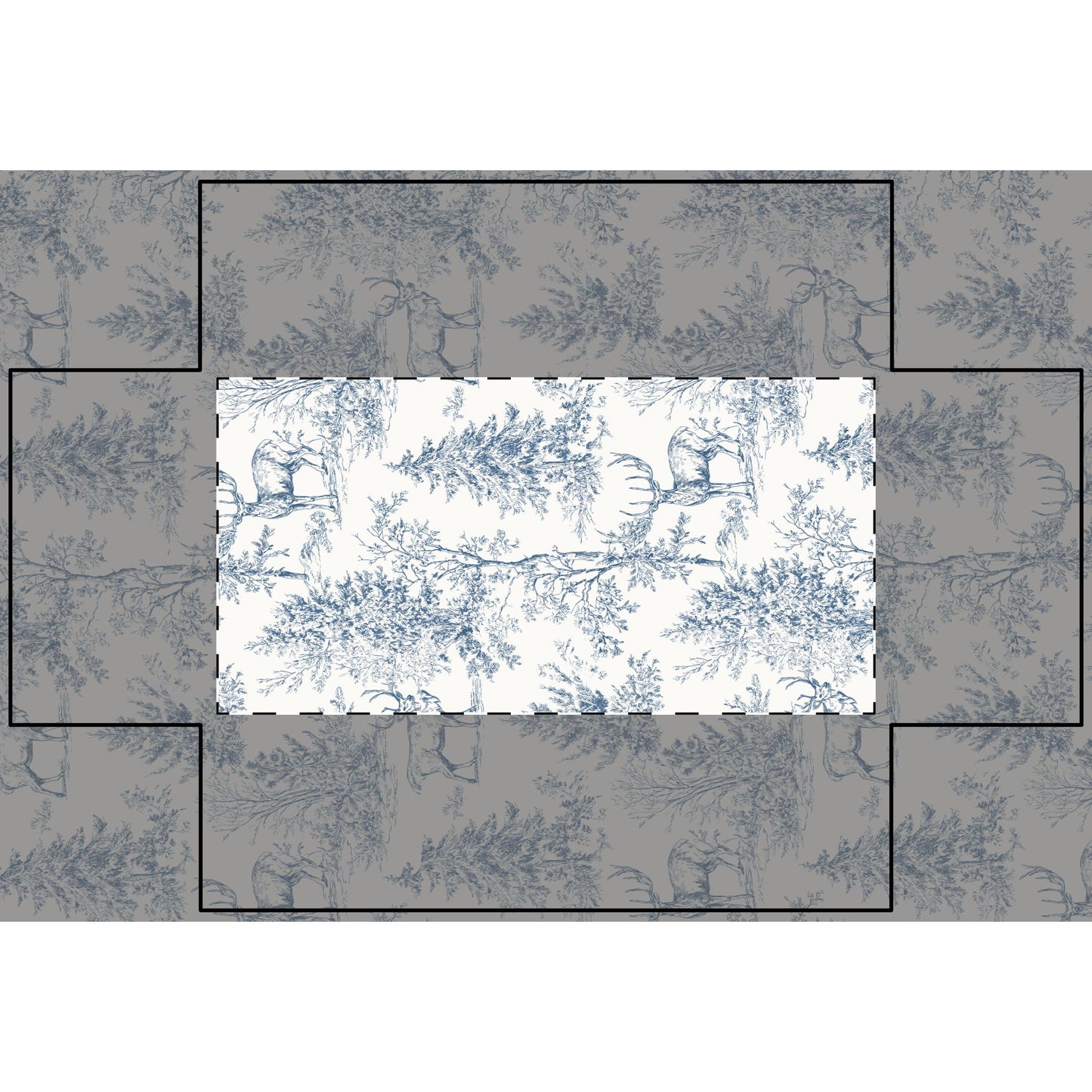 Peppermint’s Winterwood Heirloom Fitted Crib Sheet