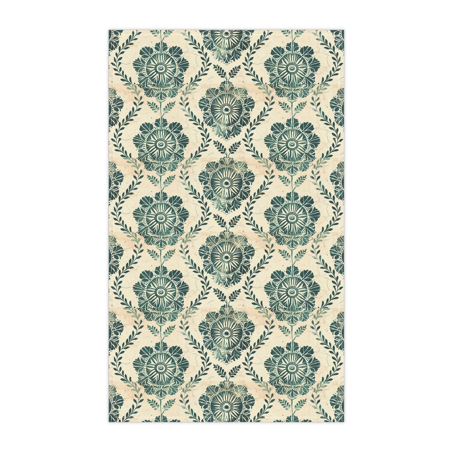 Verdant Medallion Tea Towel