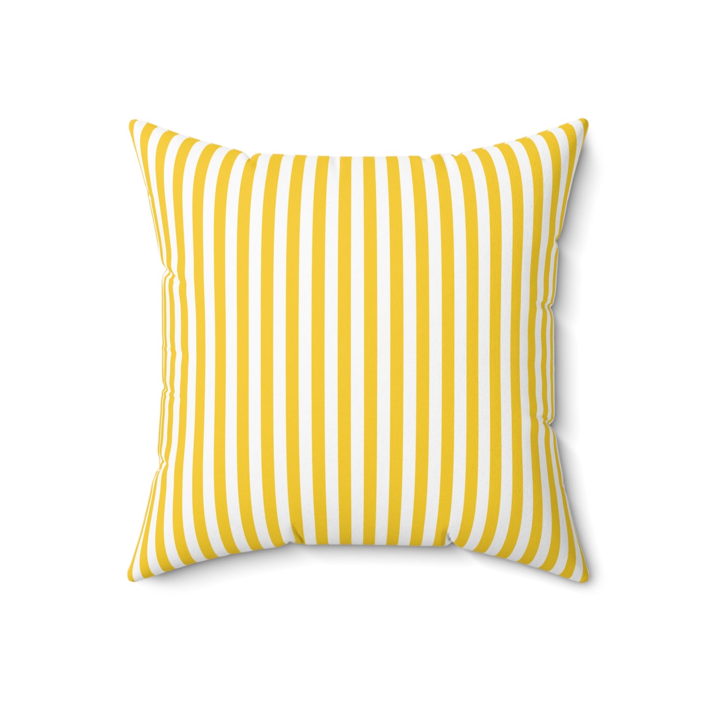 Daffodil Floral Pillow — Yellow Spring Floral Throw Pillow