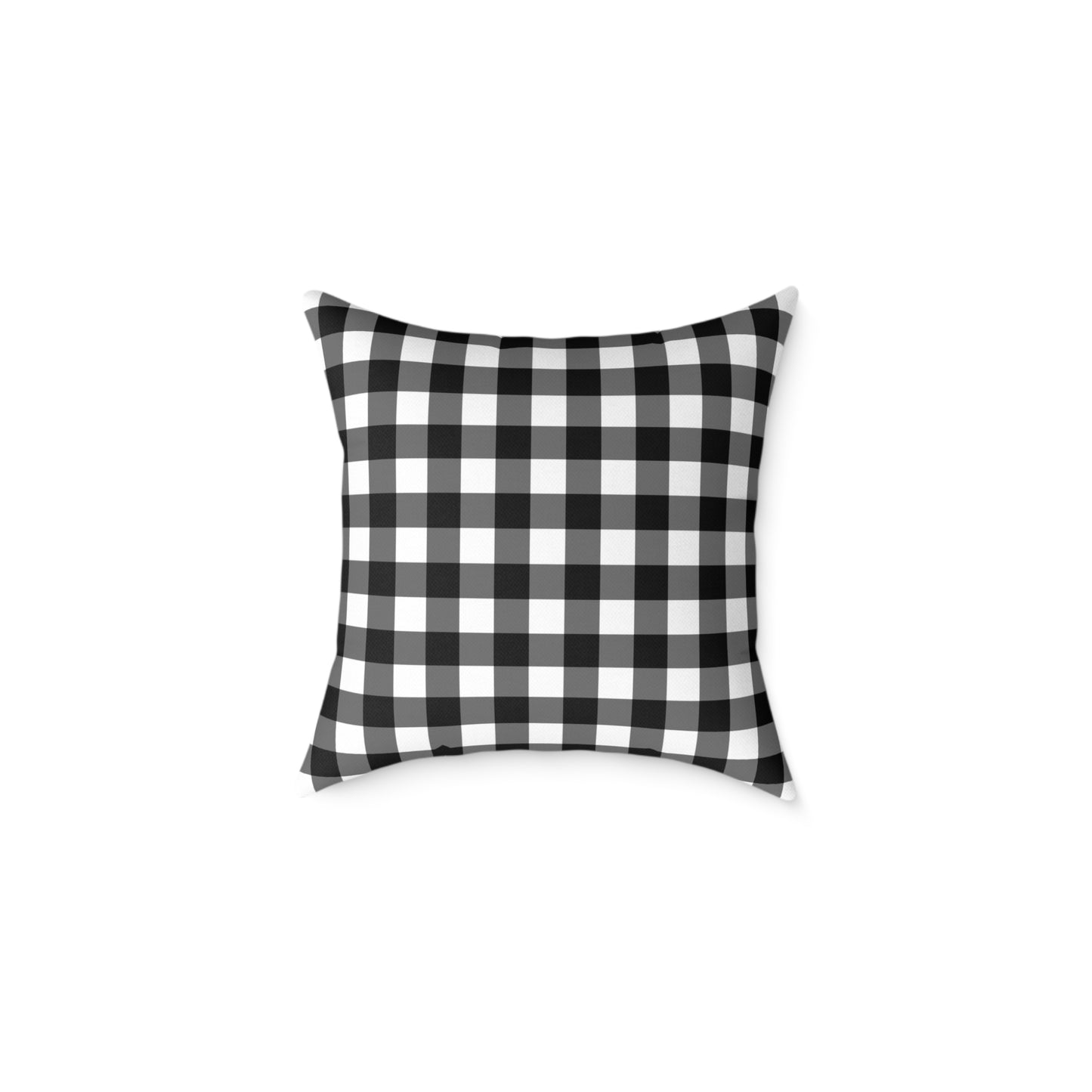 Stillwater Check Pillow – Black Gingham Neutral for Layered Home Styling Pairs beautifully with Joyful Gingham, Heirloom Plum, and all Peppermint Pickle signature prints.