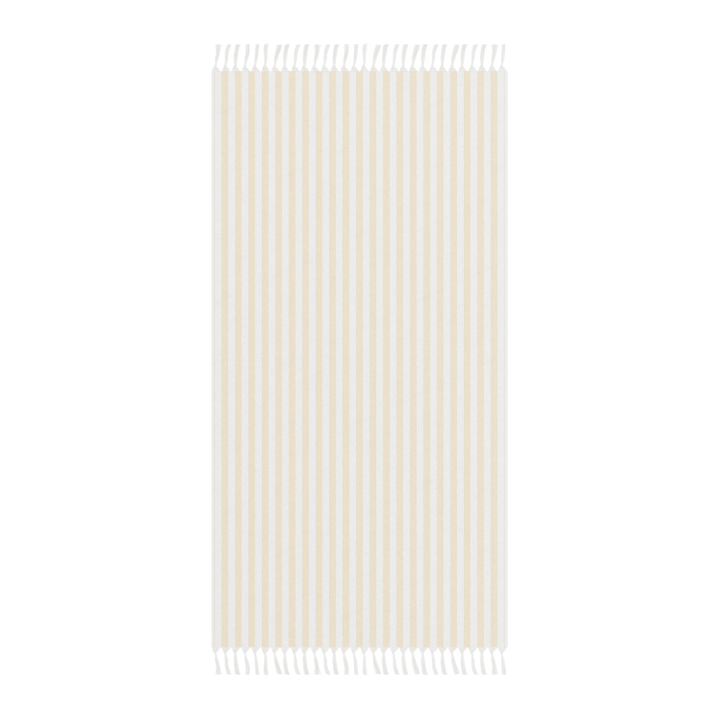 Boho Striped Spring & Summer Blanket Throw — Lightweight Turkish Peshtemal with Fringe