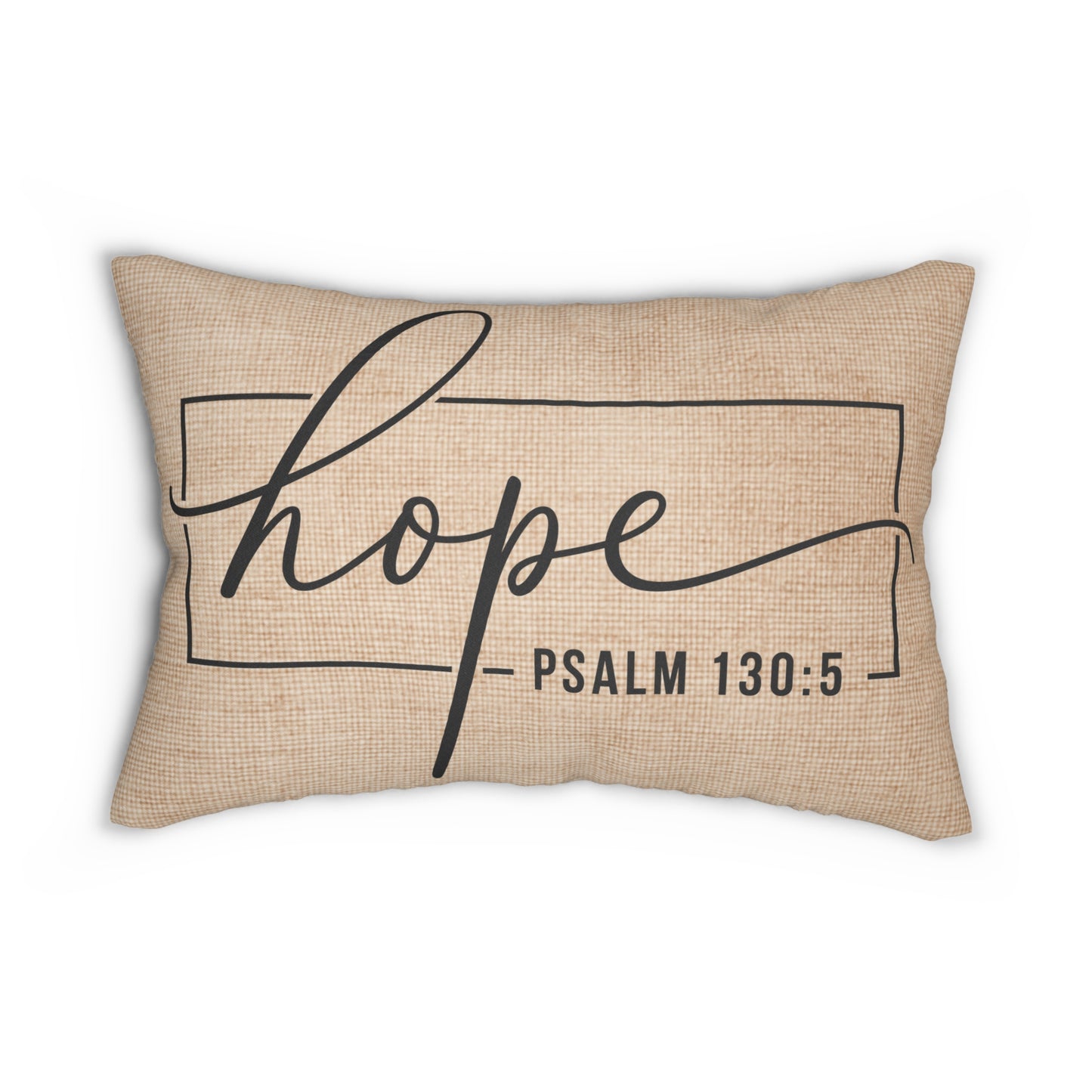 Peppermint’s Faith & Promise Pillows | Neutral Scripture Lumbar Pillows | Christian Home Decor