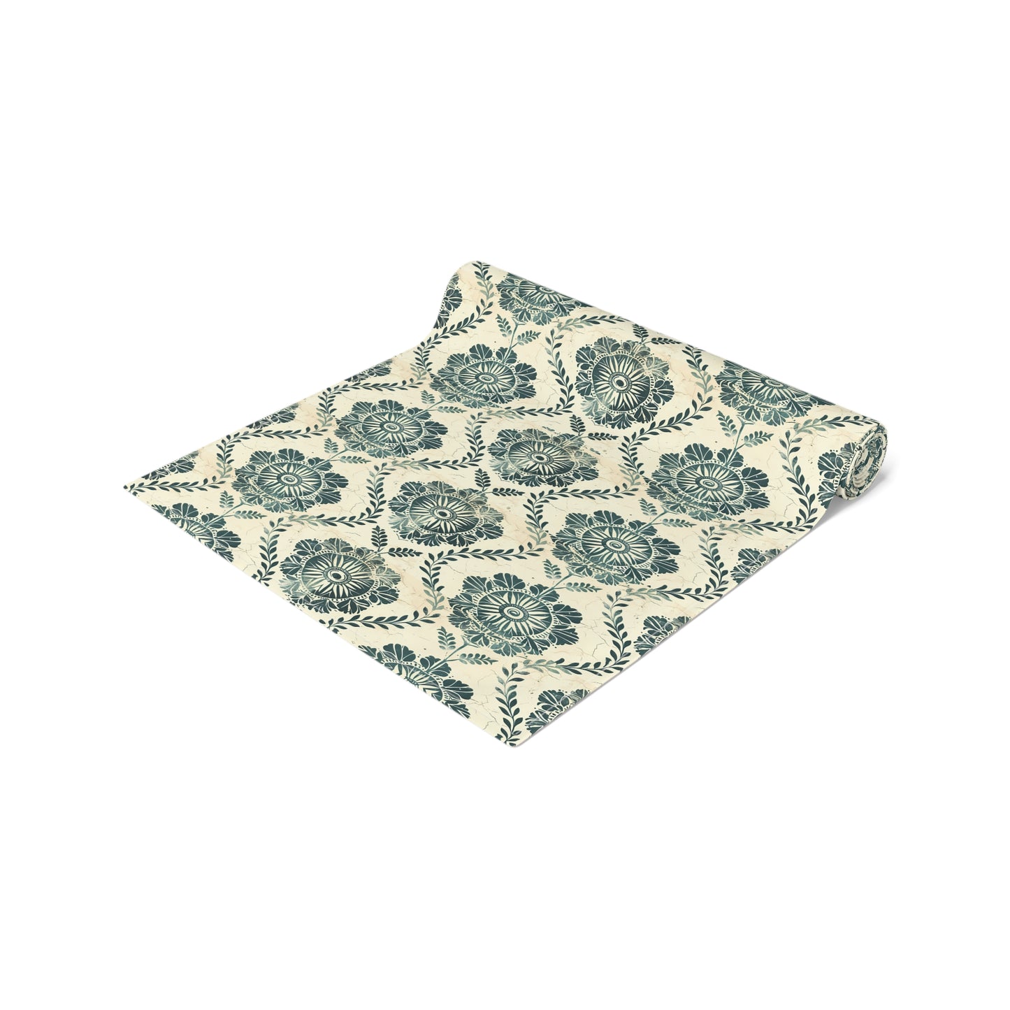 Verdant Medallion Table Runner