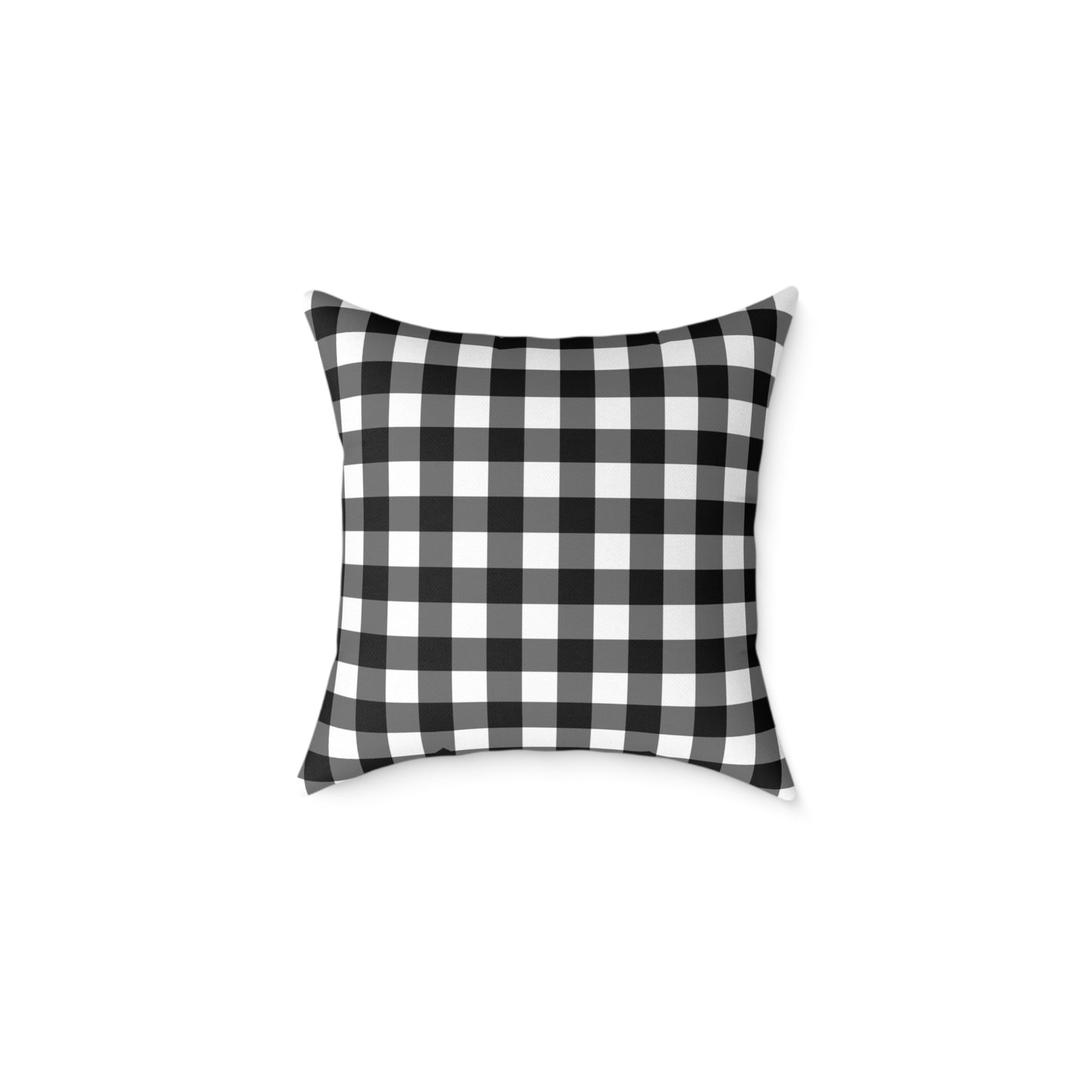 Stillwater Check Pillow – Black Gingham Neutral for Layered Home Styling Pairs beautifully with Joyful Gingham, Heirloom Plum, and all Peppermint Pickle signature prints.