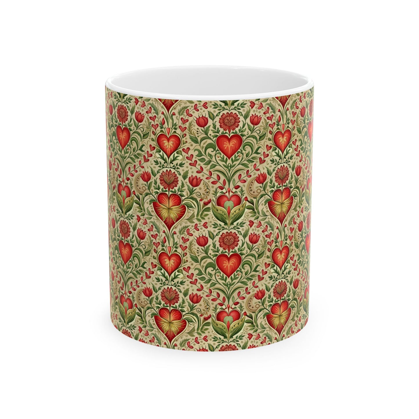 Heirloom Heart Tapestry Mug (11oz, 15oz)