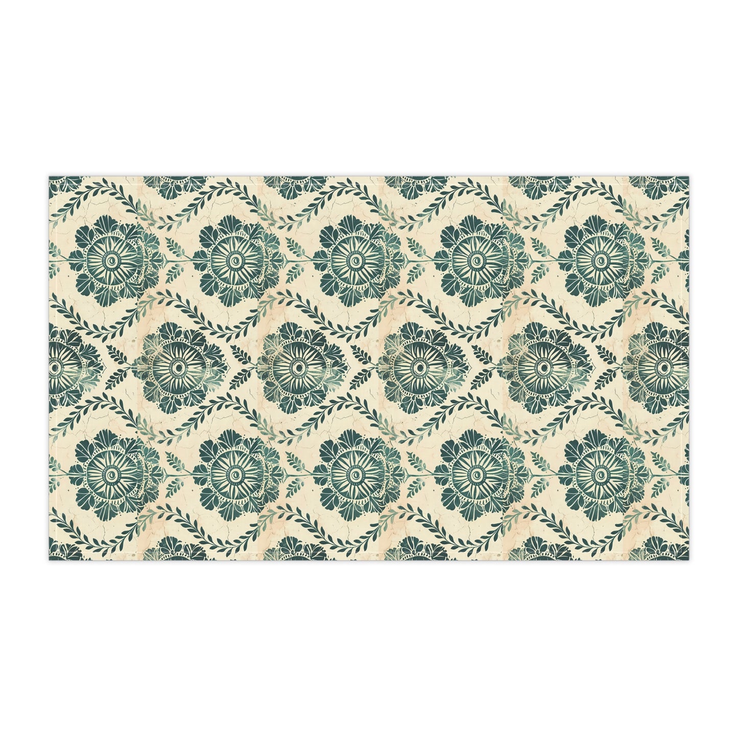 Verdant Medallion Tea Towel
