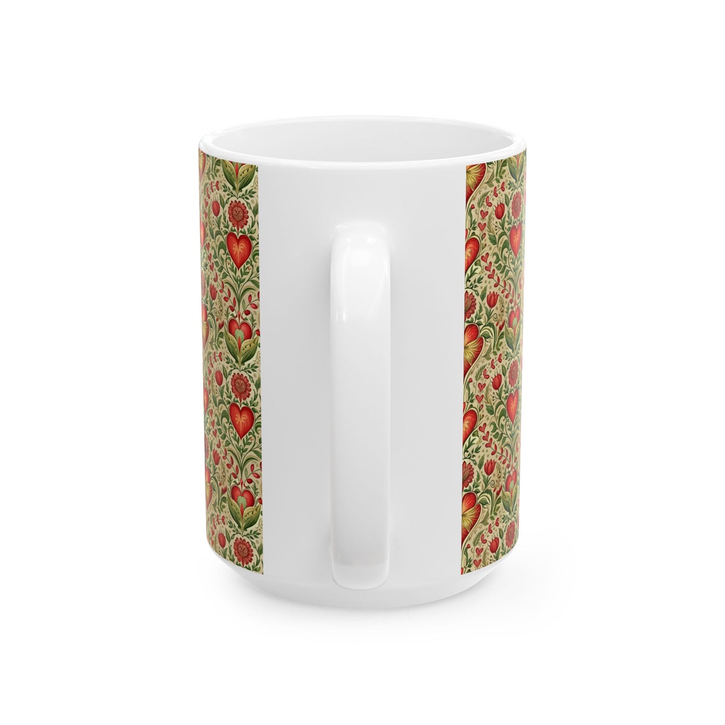 Heirloom Heart Tapestry Mug (11oz, 15oz)