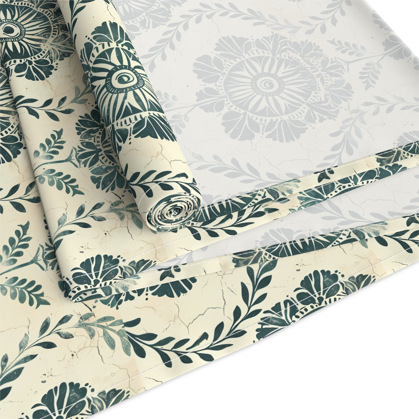 Verdant Medallion Table Runner