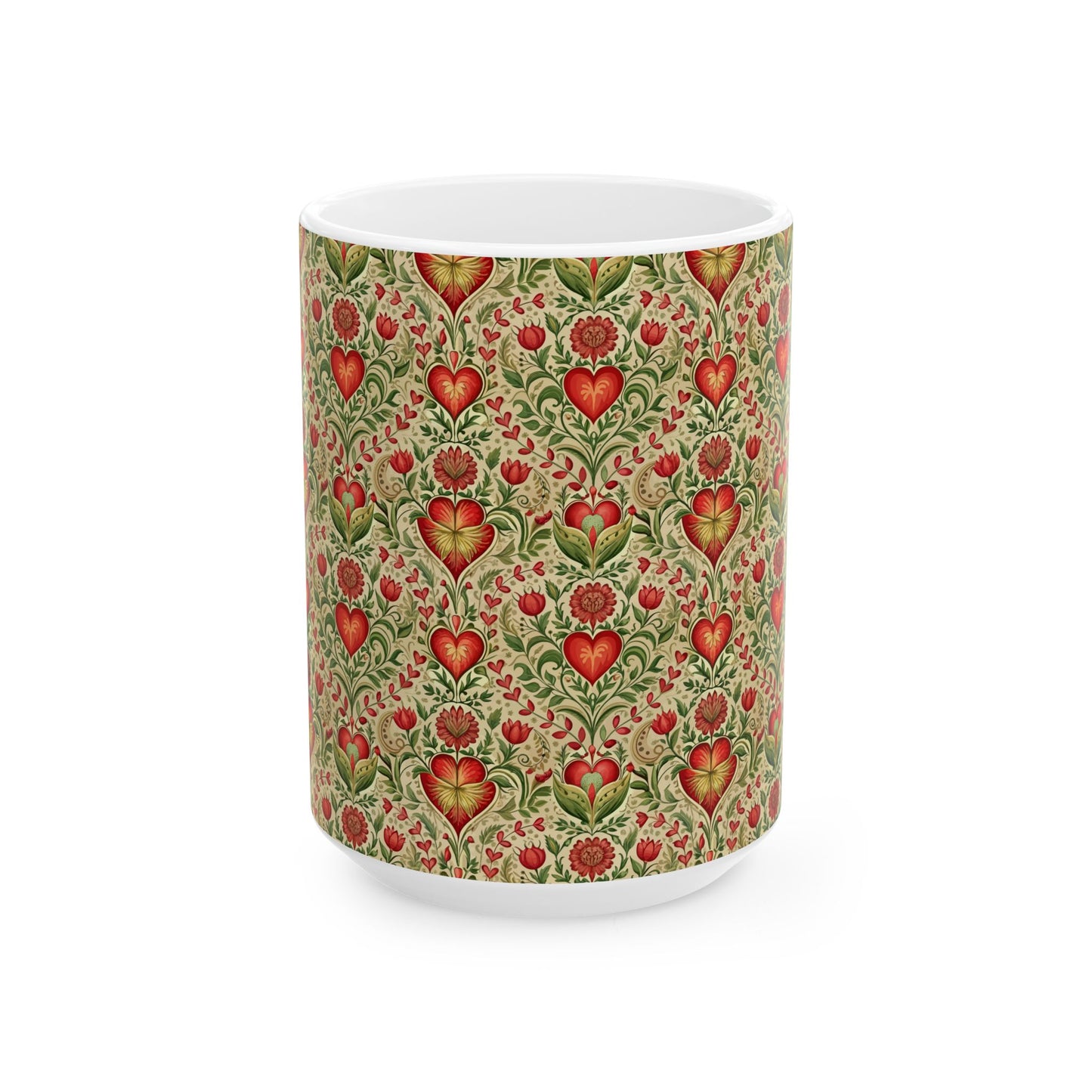 Heirloom Heart Tapestry Mug (11oz, 15oz)