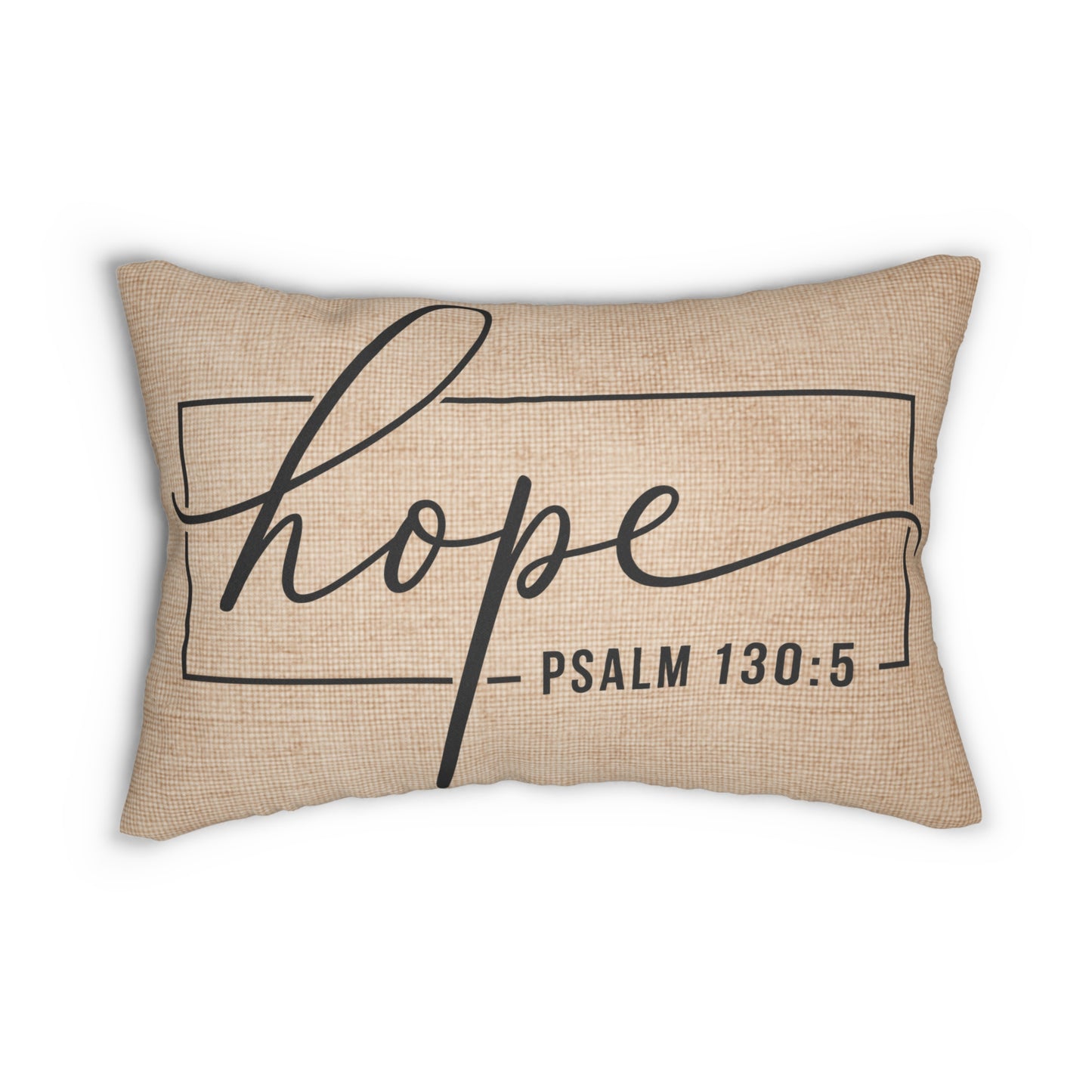 Peppermint’s Faith & Promise Pillows | Neutral Scripture Lumbar Pillows | Christian Home Decor