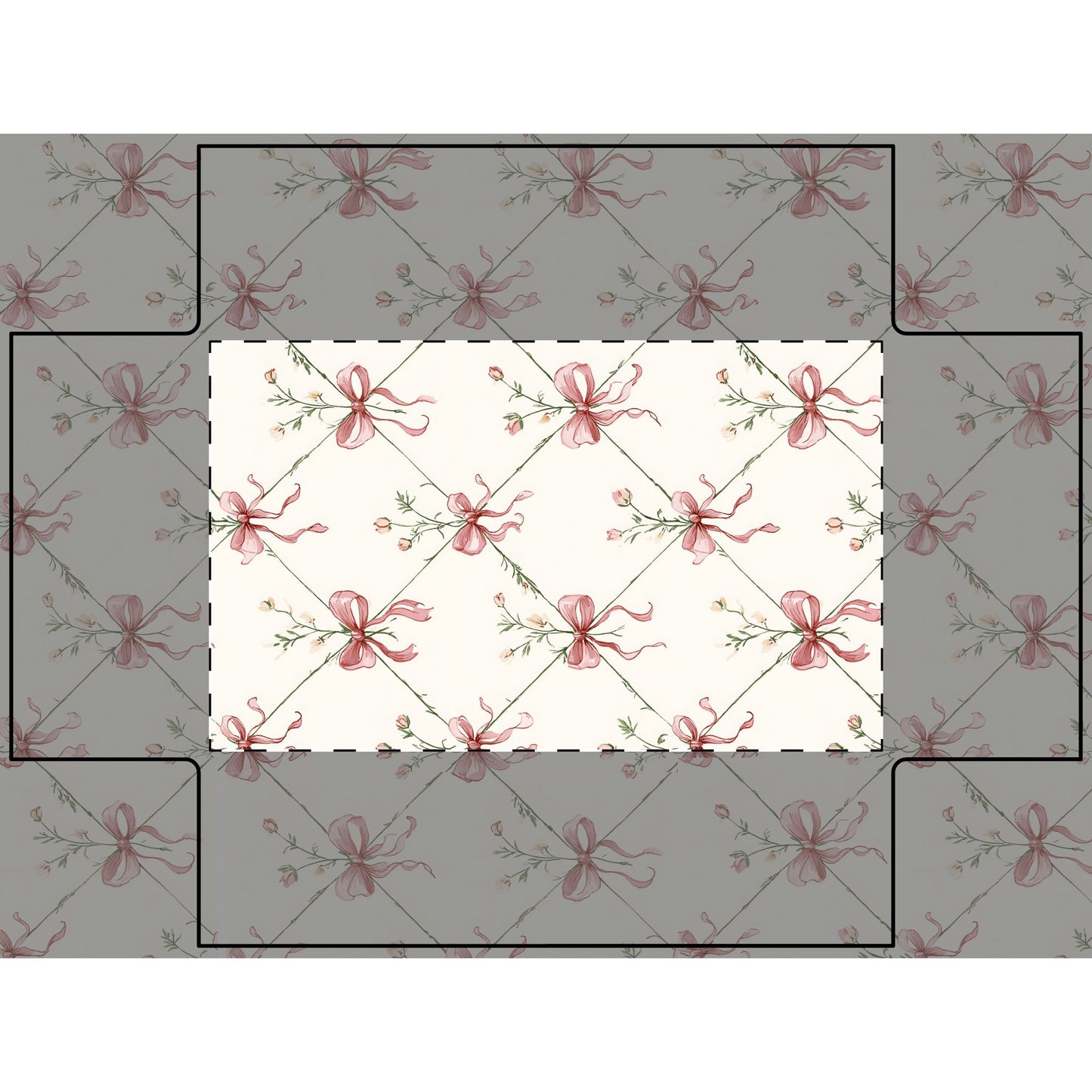 Heirloom Bow Garden Fitted Sheet – Crib & Cradle Sizes
