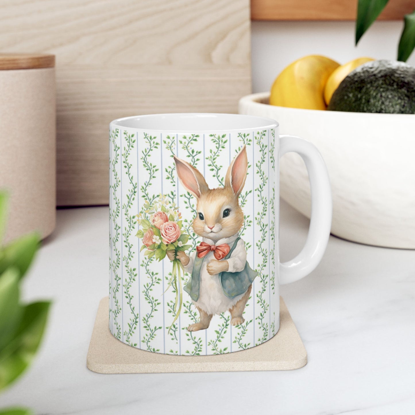 Peppermint’s Bunny Garden Mug