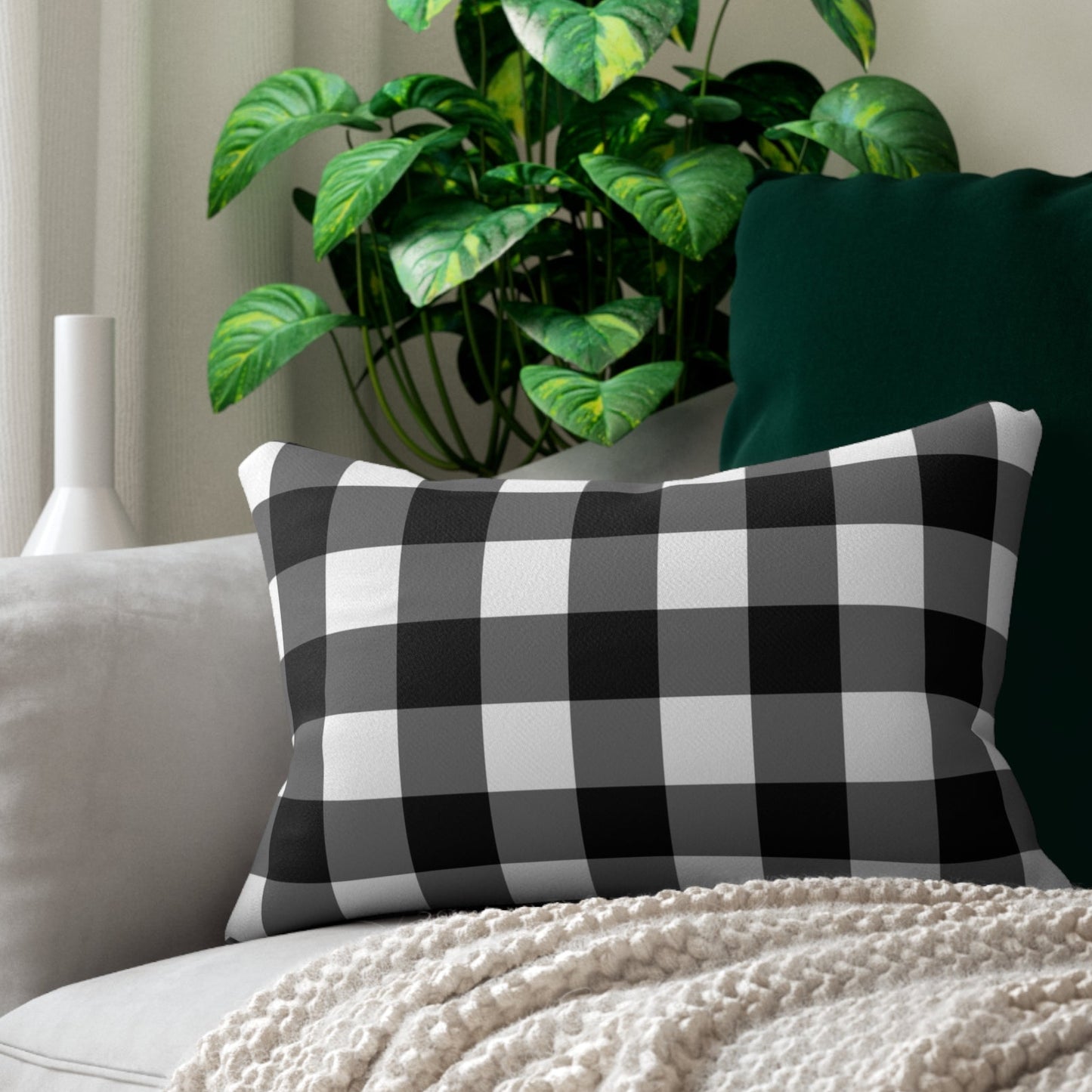 Stillwater Check Pillow