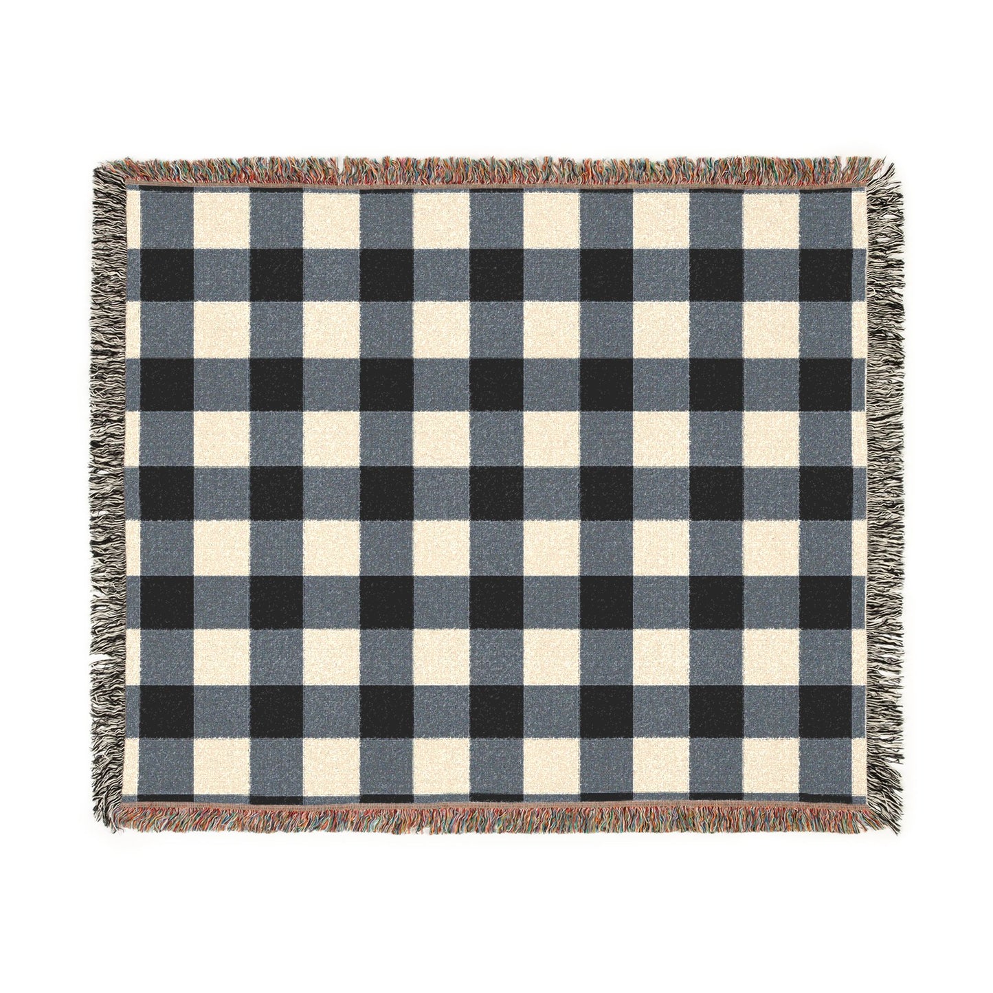 Stillwater Check Woven Throw Blanket – Timeless Black Gingham Cozy Layer  Cozy Woven Blanket for Home Decor, Perfect for Gifts, Throws, Living Room, Birthday, Cozy Nights, Checkered Pattern