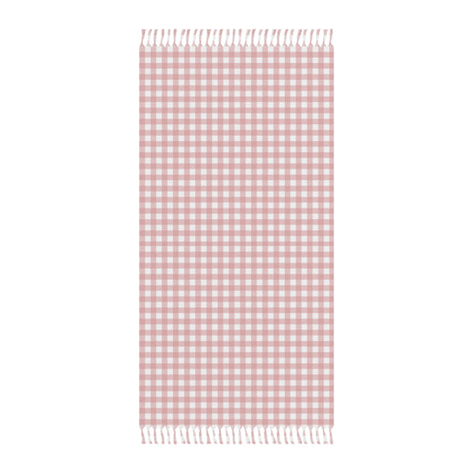 Boho Gingham Spring & Summer  Blanket Throw