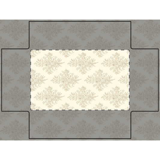Heirloom Botanical Crib & Cradle Fitted Sheet | Soft Neutral Floral   Baby Fitted Crib Sheet