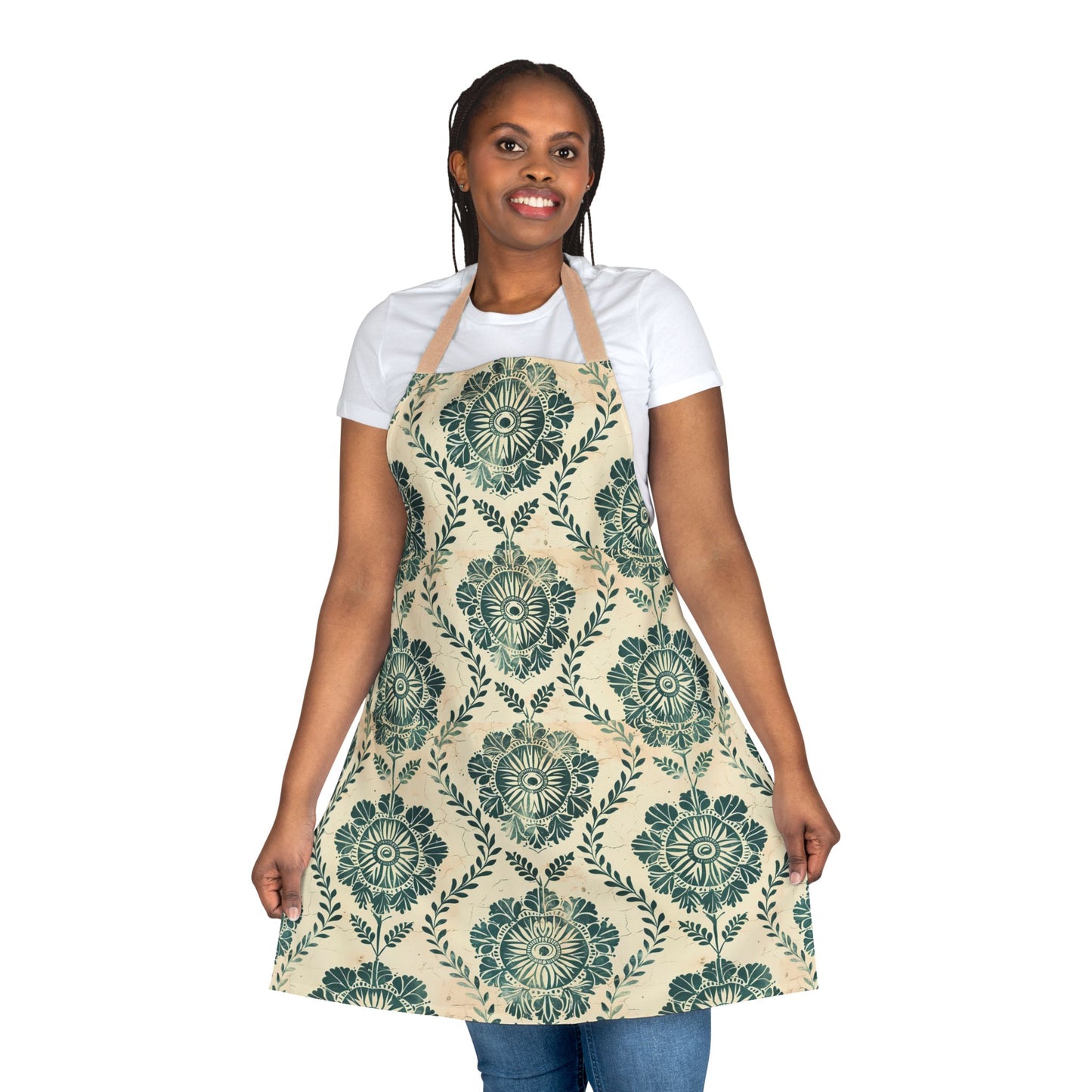 Verdant Medallion Apron