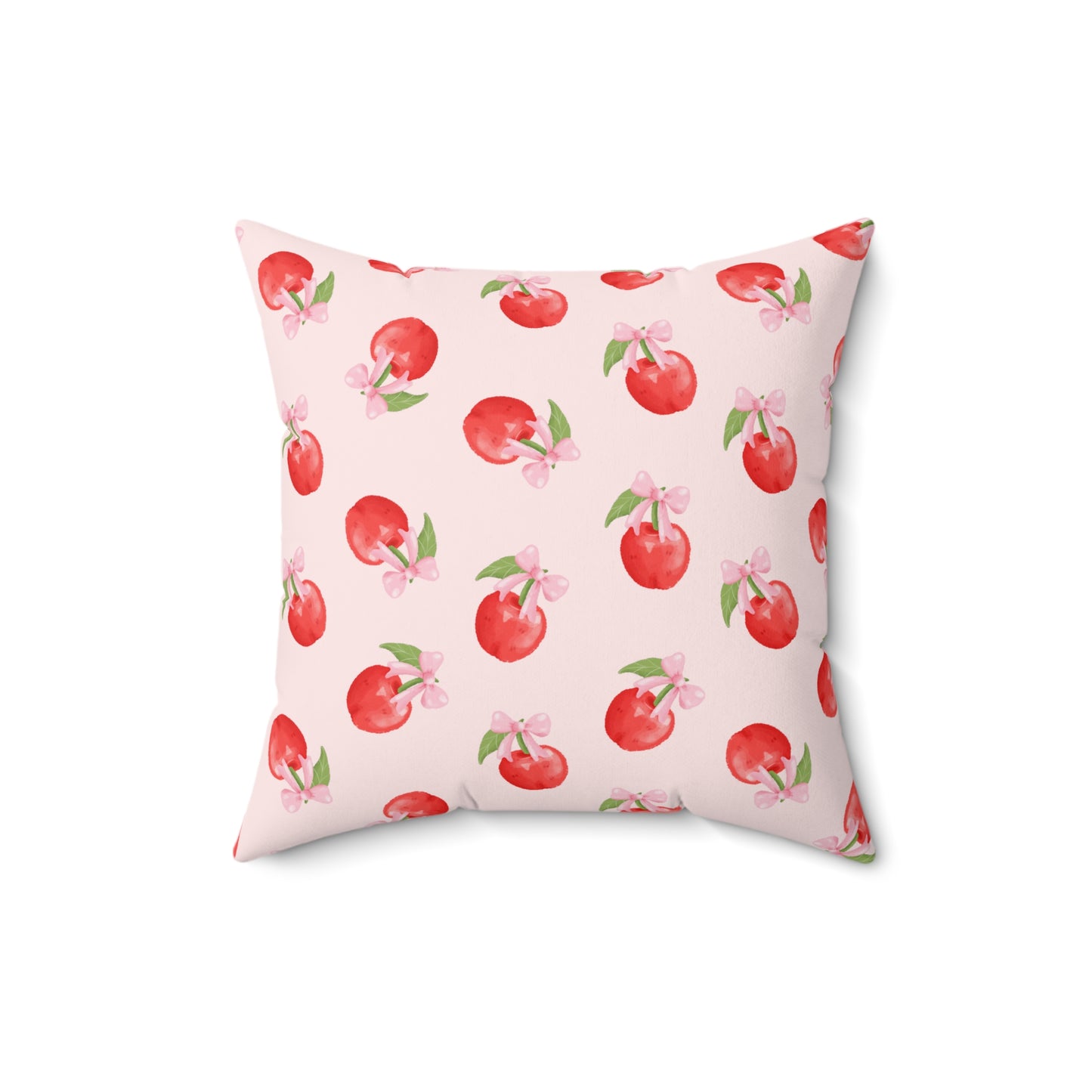 Cherry Pattern Decorative Throw Pillow