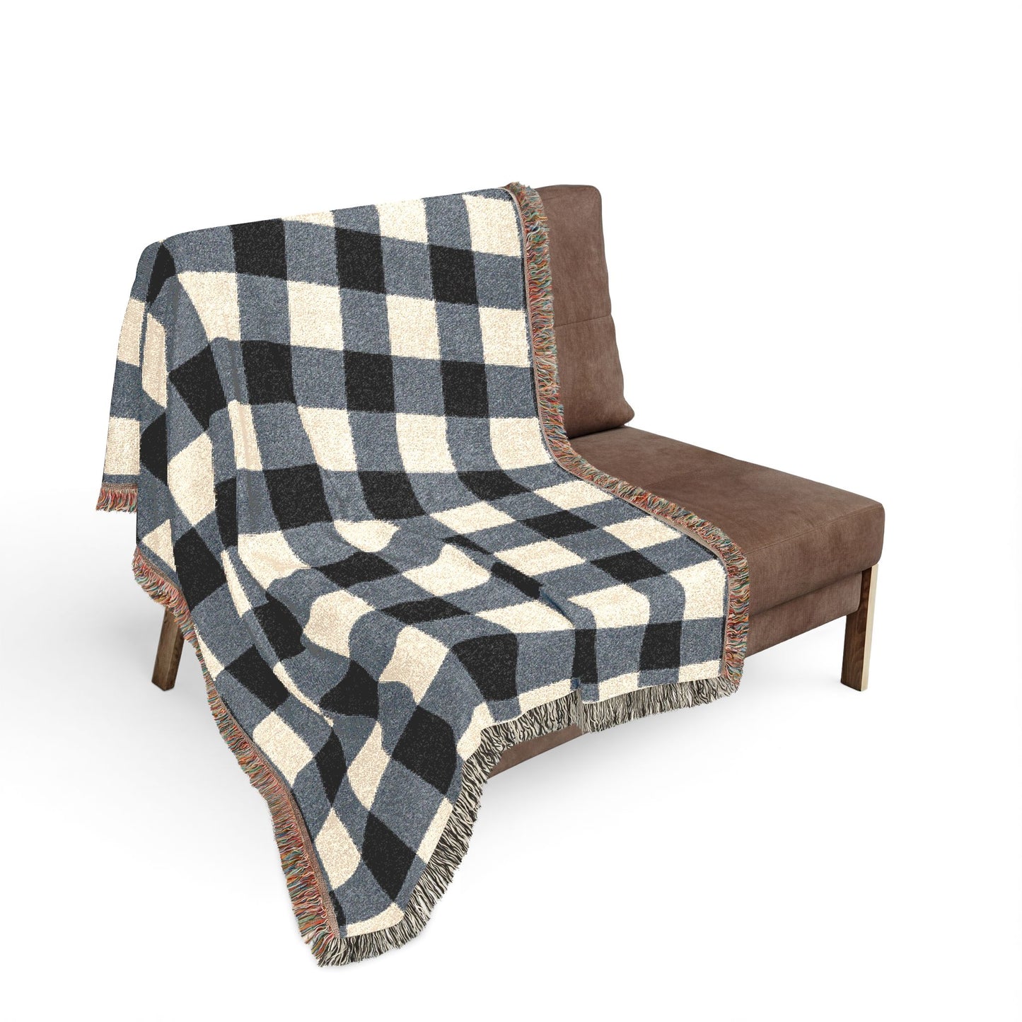 Stillwater Check Woven Throw Blanket – Timeless Black Gingham Cozy Layer  Cozy Woven Blanket for Home Decor, Perfect for Gifts, Throws, Living Room, Birthday, Cozy Nights, Checkered Pattern