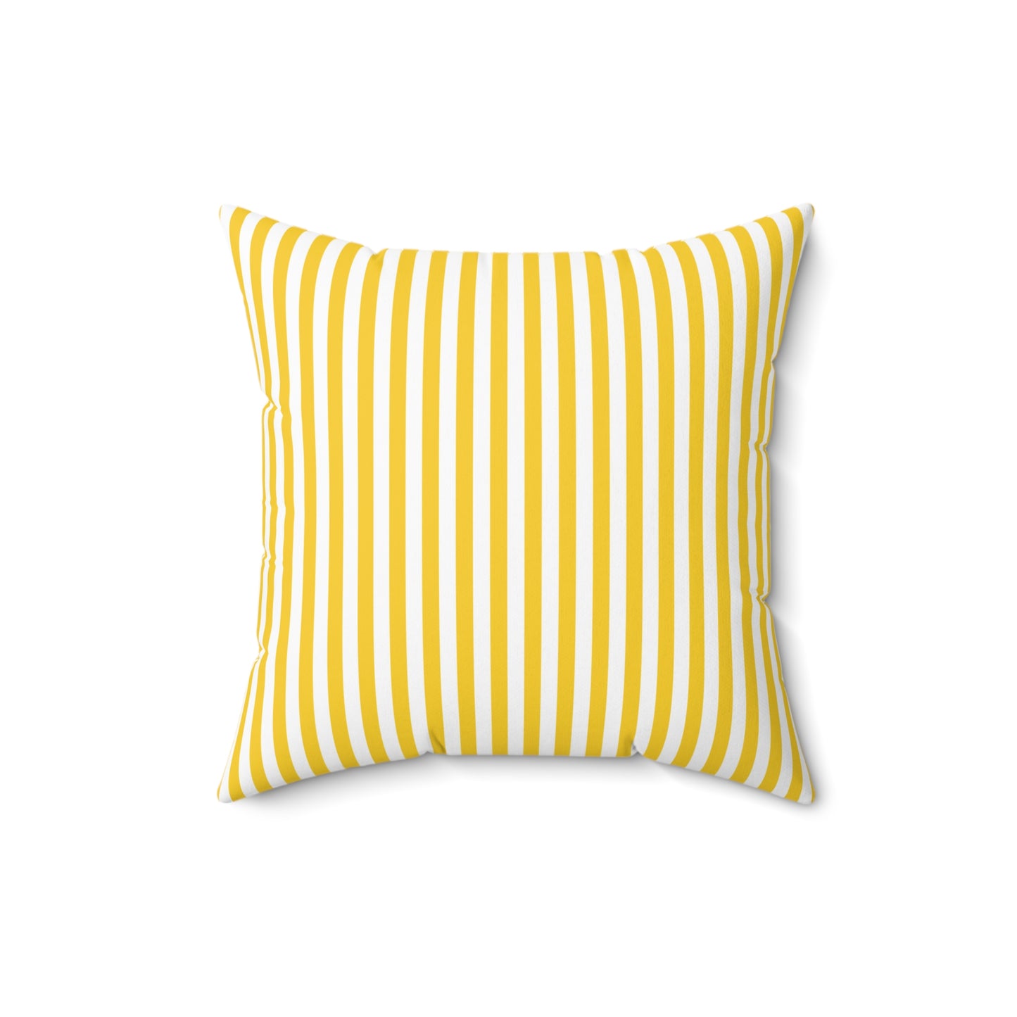 Daffodil Floral Pillow — Yellow Spring Floral Throw Pillow