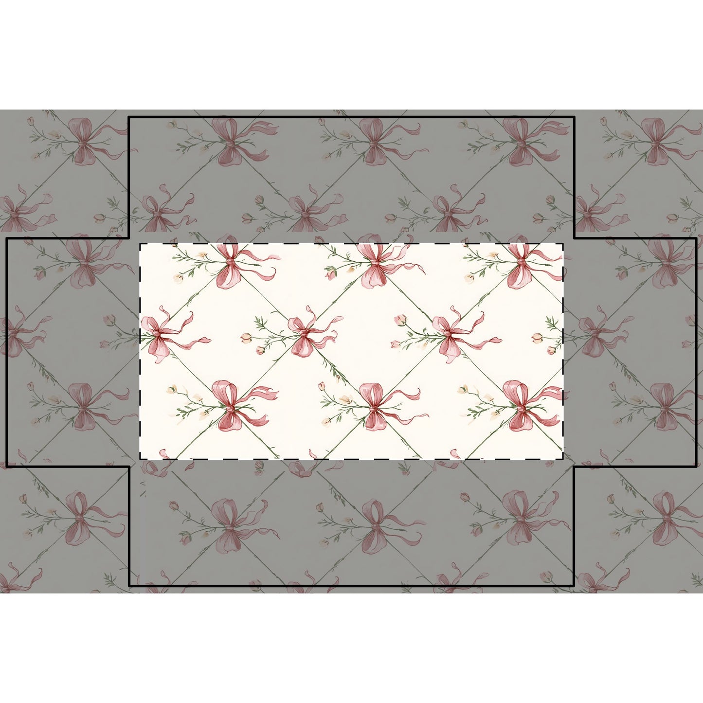 Heirloom Bow Garden Fitted Sheet – Crib & Cradle Sizes