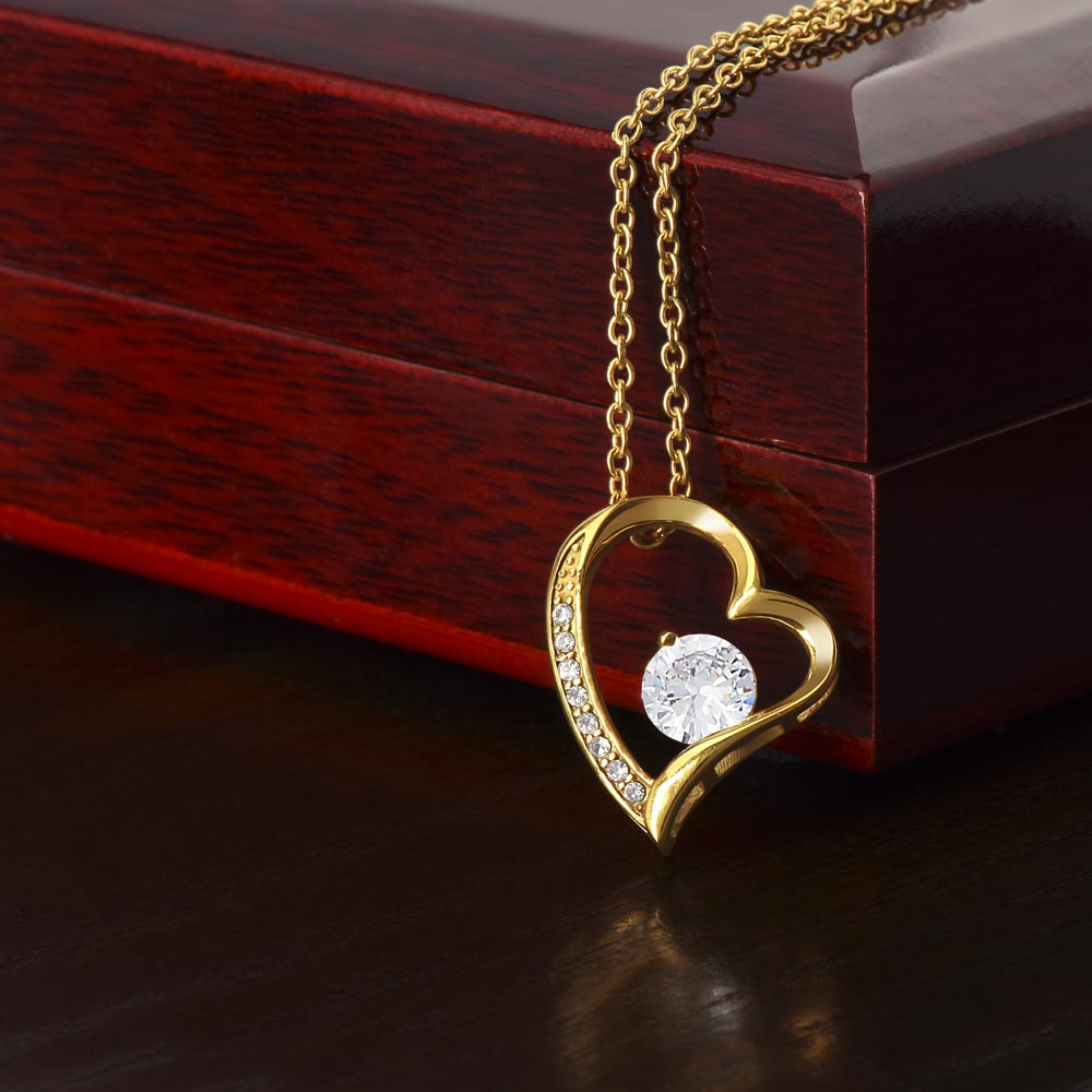 Forever Love Necklace for My Daughter Love Mom