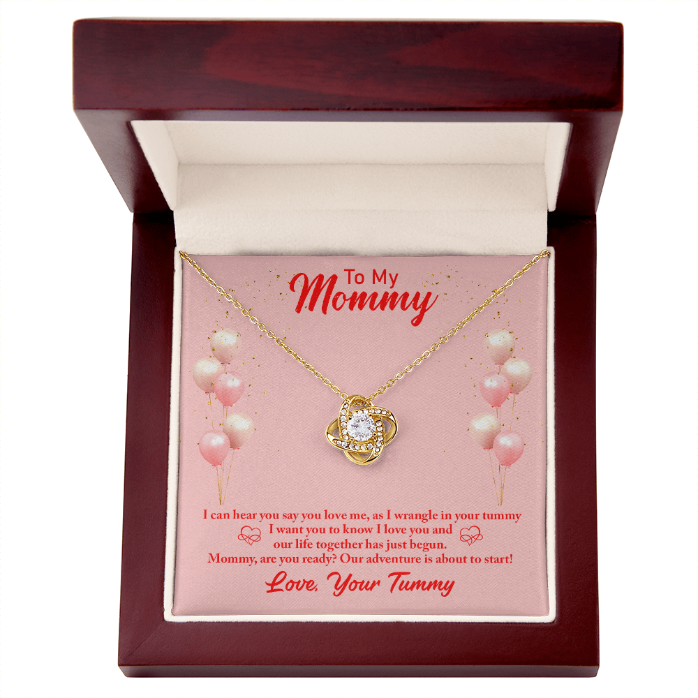 Love Knot Necklace for Mommy to Be