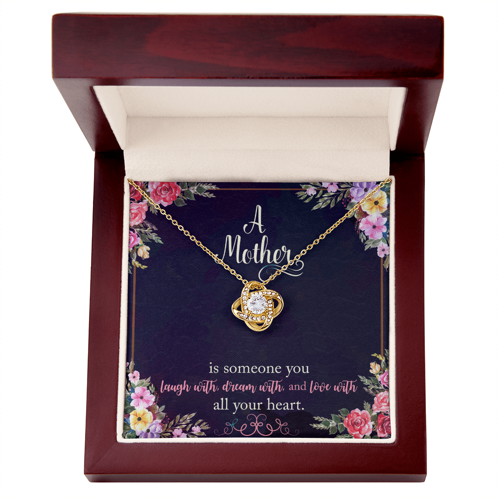 A Love Knot Necklace for  A special Mother