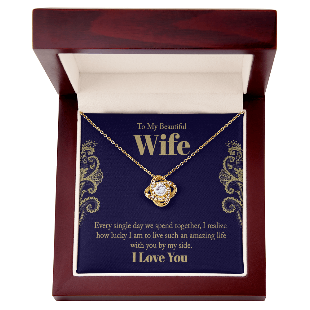 Love Knot necklace  to My Wife