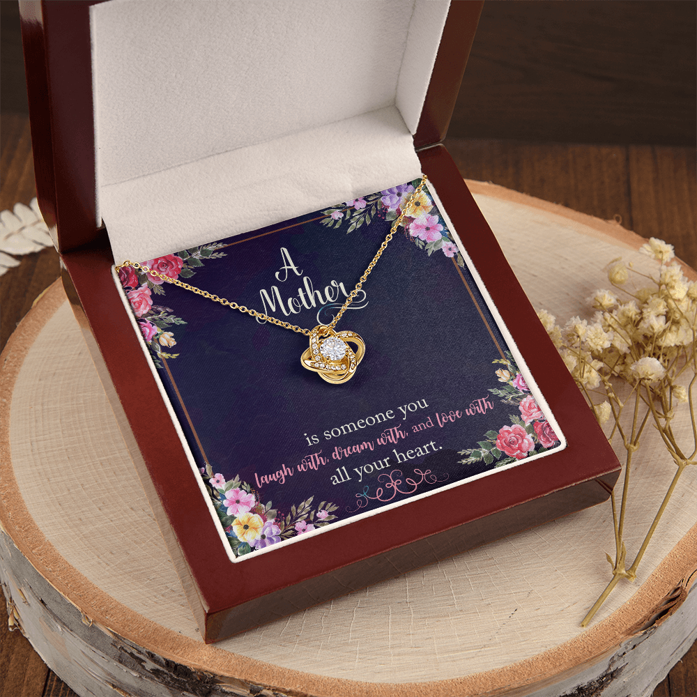 A Love Knot Necklace for  A special Mother