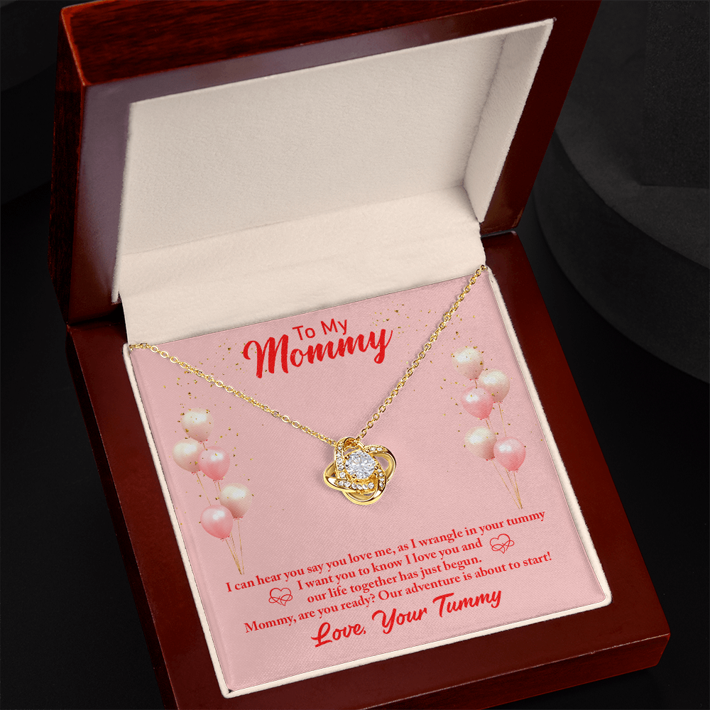 Love Knot Necklace for Mommy to Be