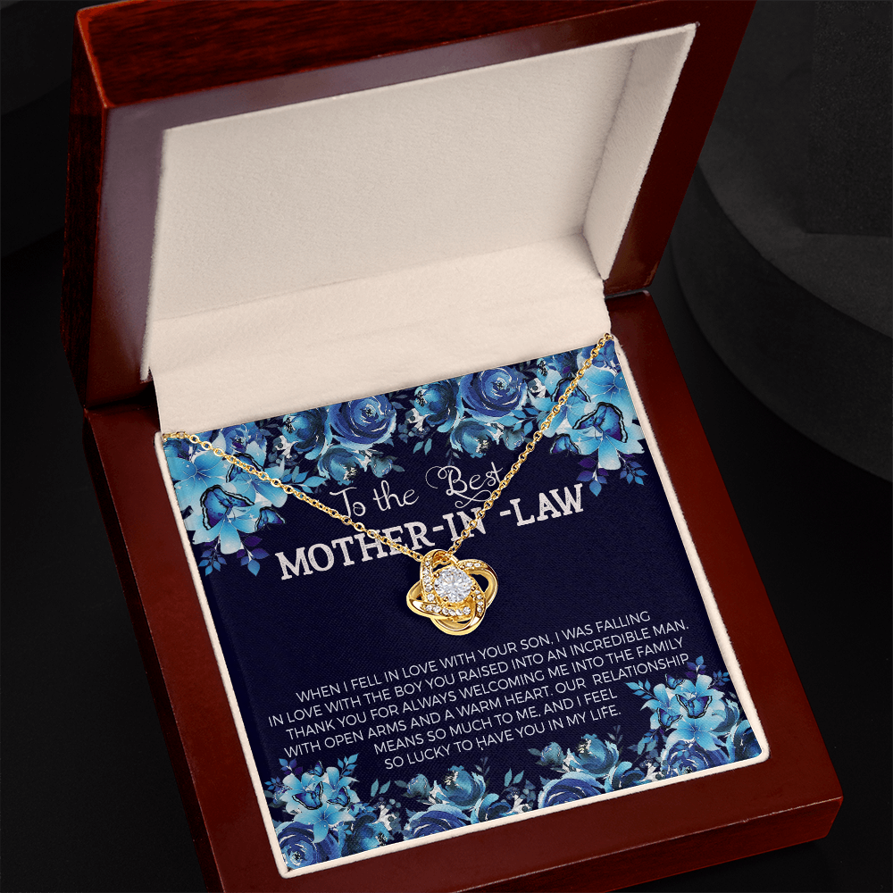 Love Knot Necklace   for a Special Mother in Law
