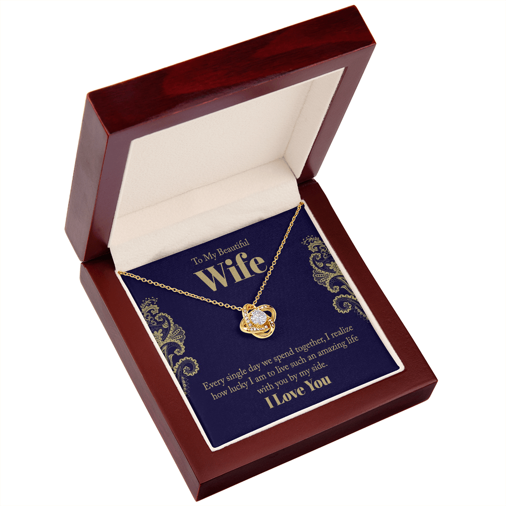 Love Knot necklace  to My Wife