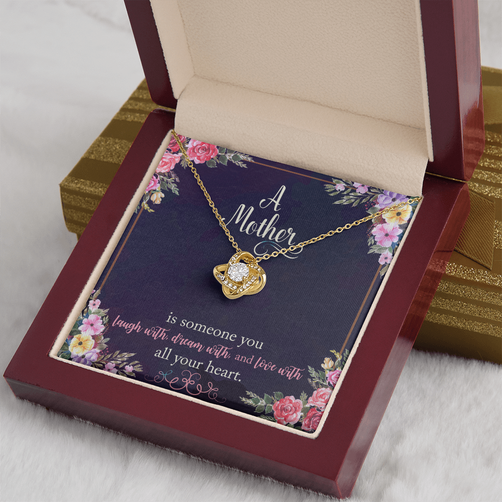 A Love Knot Necklace for  A special Mother