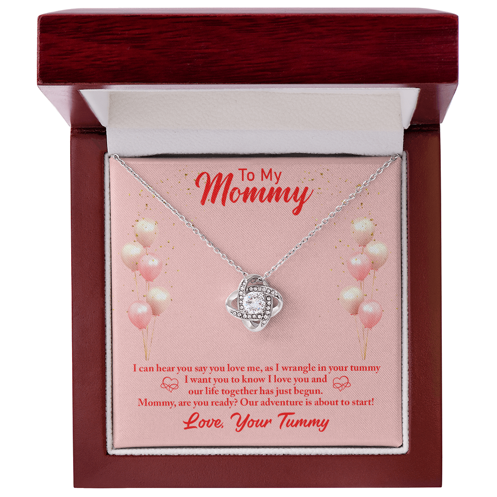 Love Knot Necklace for Mommy to Be