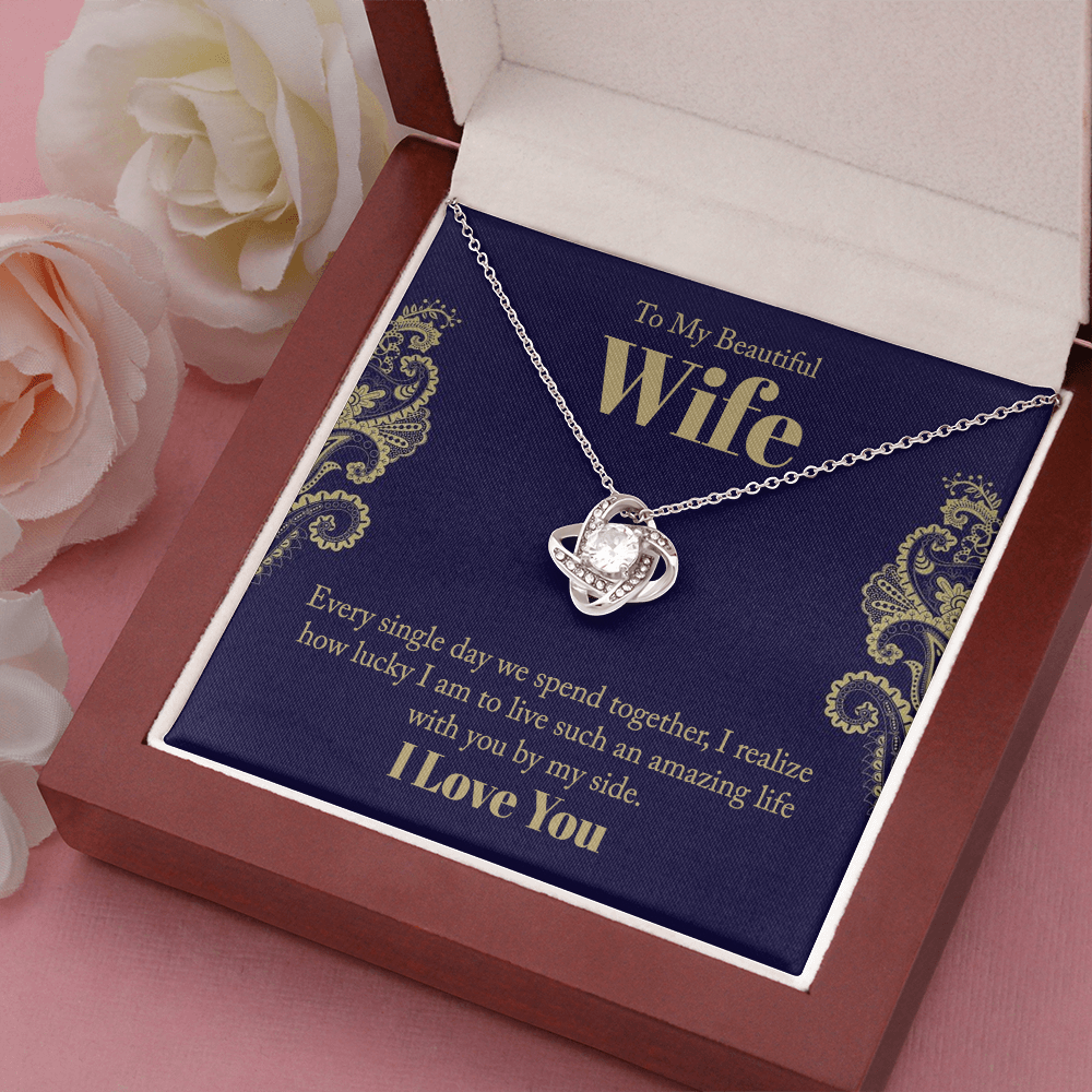 Love Knot necklace  to My Wife