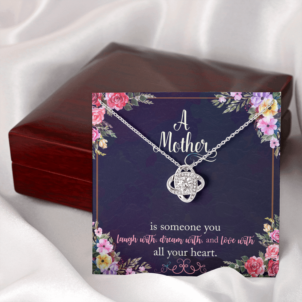 A Love Knot Necklace for  A special Mother