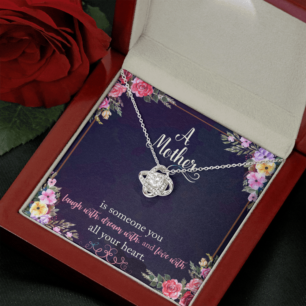 A Love Knot Necklace for  A special Mother