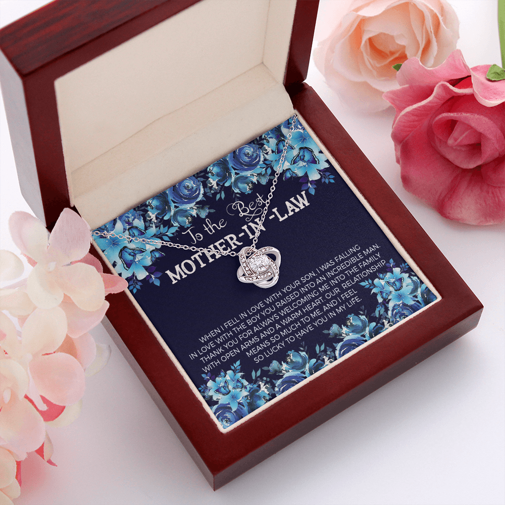 Love Knot Necklace   for a Special Mother in Law