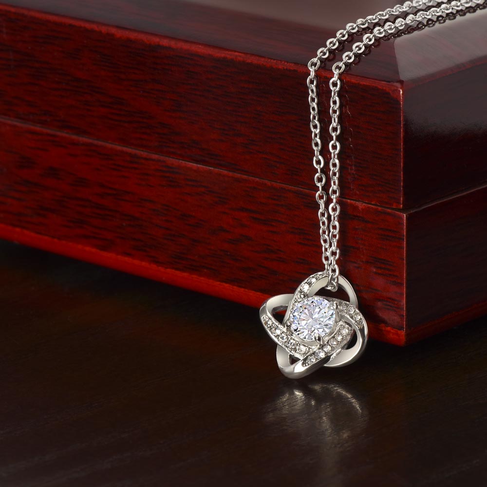 Love Knot Necklace for Mommy to Be