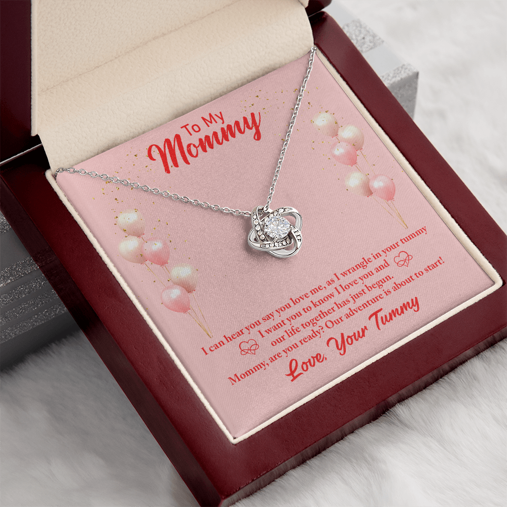 Love Knot Necklace for Mommy to Be