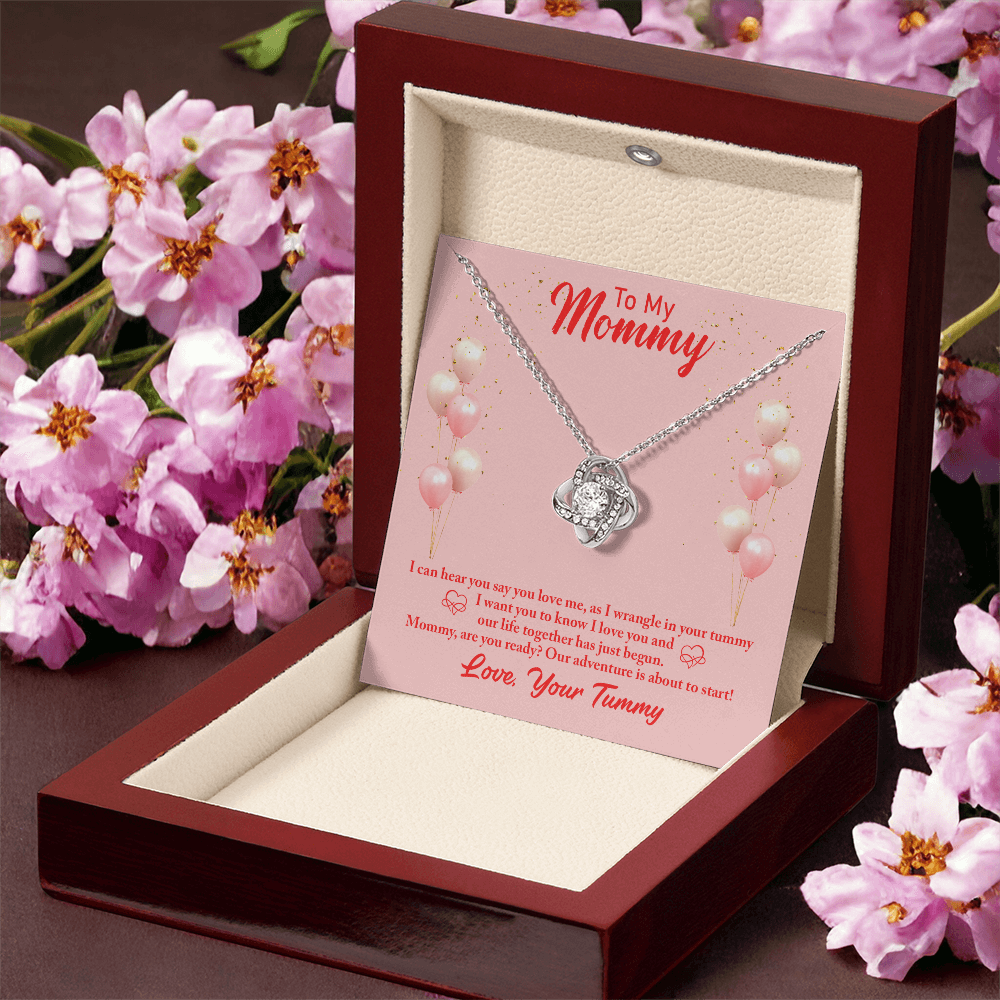 Love Knot Necklace for Mommy to Be