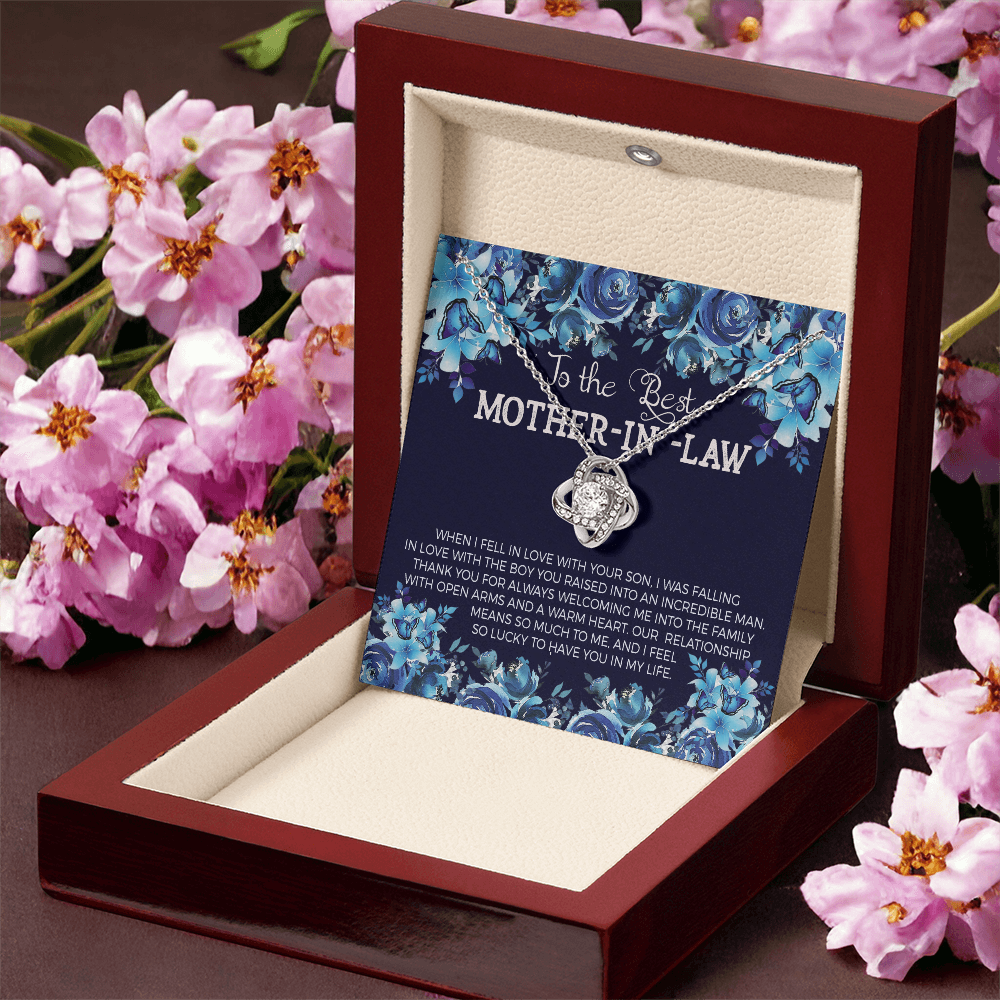 Love Knot Necklace   for a Special Mother in Law