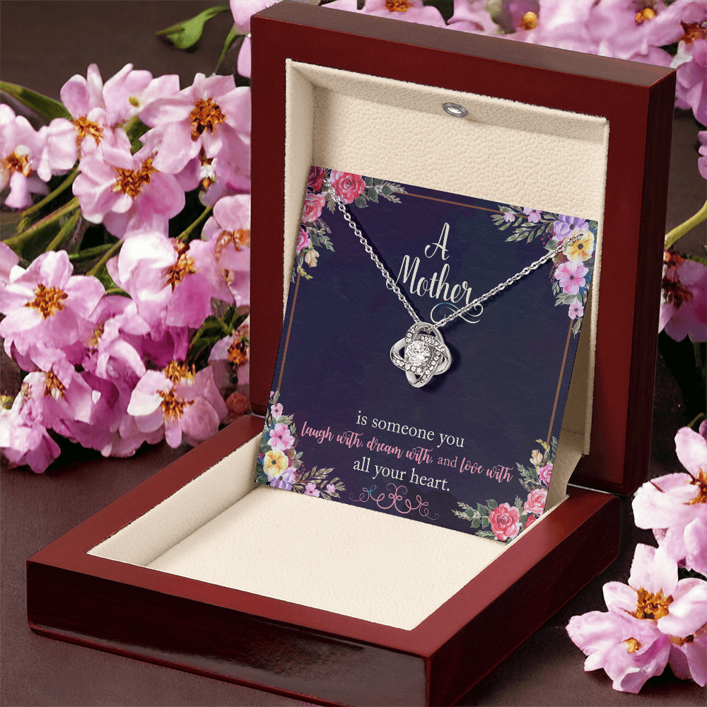 A Love Knot Necklace for  A special Mother